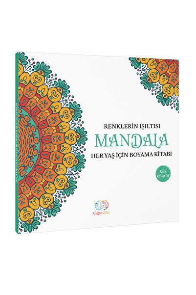 Çılgın Zeka Renklerin Işıltısı Büyükler İçin Mandala Boyama Kitabı