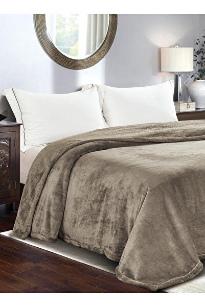 Generic Velvet Fur Blanket 200X220 CM Reversible Throw Bed Blanket for Relaxing and Sleeping