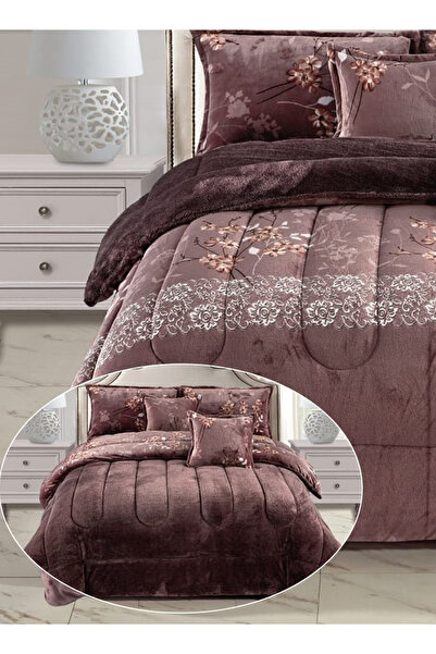 Generic Ultra Soft Winter 4Pcs Comforter Set Single Size 160x210cm Floral Bedding Sets Multicolor