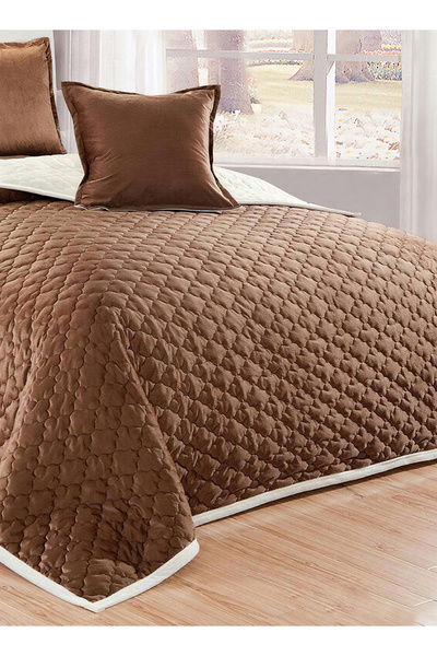 Generic طقم لحاف مخملي ناعم، طقم سرير ناعم مكون من 6 قطع، مقاس كينج 220×240 سم