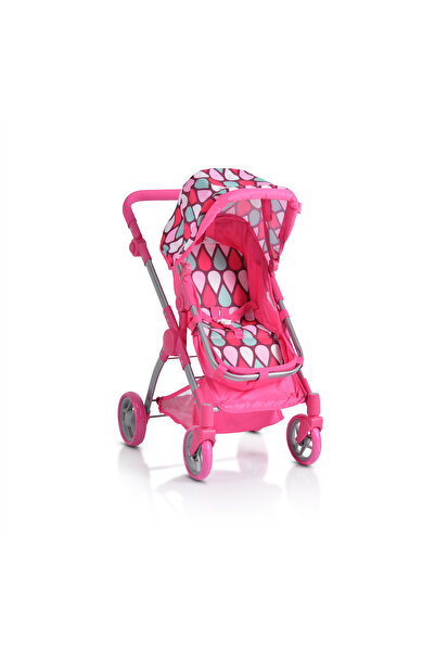 Moni Carucior transformabil pentru papusi Vicky Pink 6202