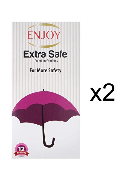 Enjoy Ultra Safety Condoms - 12 Pieces, 2 Packs
