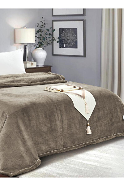 Generic Velvet Fur Blanket 200X220 CM Reversible Throw Bed Blanket for Relaxing and Sleeping