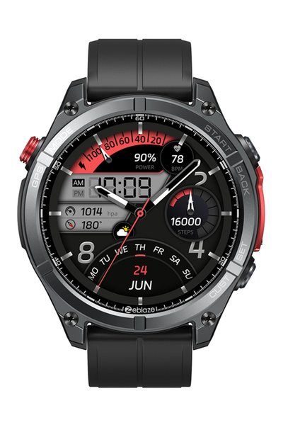 Zeblaze Stratos 4 Akıllı Saat 1.43" AMOLED 1000 nit'e kadar Parlaklık -Denizde ve Karada En uzun Pil Ömrü