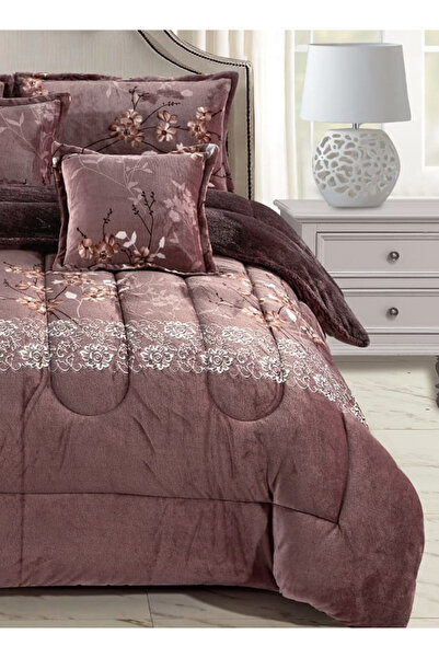 Generic Ultra Soft Winter 4Pcs Comforter Set Single Size 160x210cm Floral Bedding Sets Multicolor