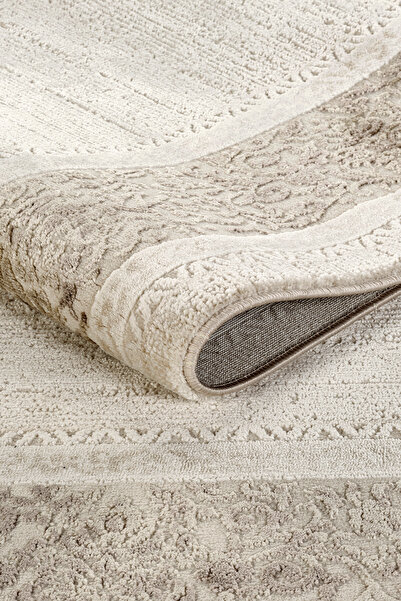 Nova Modern Beige Soft Textured Easy to Clean Woven Carpet Living Room Runner Entry Bedroom Kitchen Rug