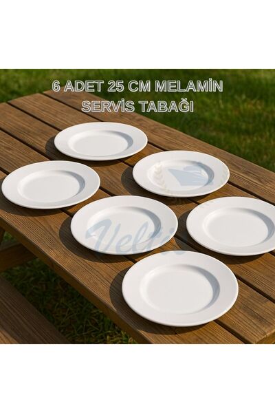 İMKA MELAMİN 25 CM MELAMİN SERVİS TABAK