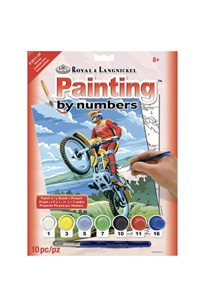 Royal&Langnickel موتوكروس الطلاء حسب الرقم