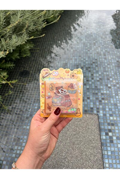 Kokoş İşler Capy Bara Designed Gel Cover Notepad - Sticky Note Pad