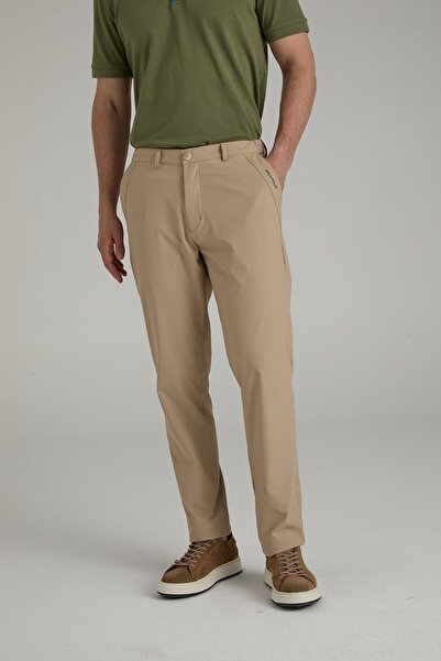 Brand Up Regular Fit Woven Trousers
