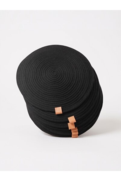 EVDEKİPERİ طقم سجادة تقديم أمريكي مكون من 6 قطع – سطح شبكي، مقاوم للحريق، رما...