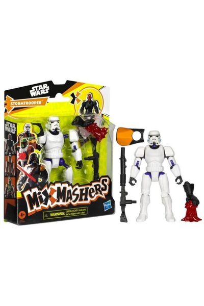 Hasbro Personalizable MixMashers Stormtrooper Figurine, Hasbro, 12 cm, Star Wars, From Age 4