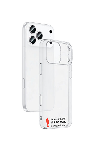 Evax (Transparent Mica) iPhone 17 Pro Max Compatible Hard Transparent Mica Non-Yellowing Slim Fit Dust-Proof Case