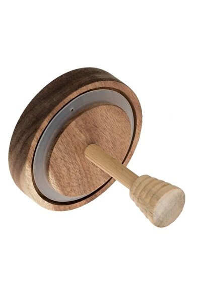 OEM Borcan din Sticla cu Capac din Lemn & Lingura pentru Miere 450ml