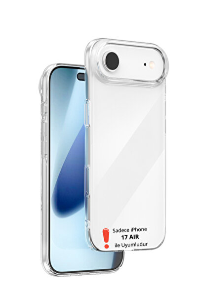 Evax (Transparent Mica) iPhone 17 Air Compatible Hard Transparent Mica Non-Yellowing Slim Fit Dust-Proof Case