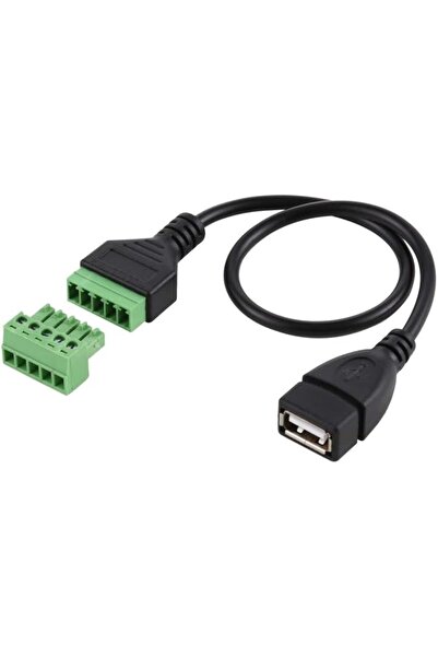 Generic قابس USB أنثى إلى أطراف قابلة للتوصيل بخمسة دبابيس موصل USB بدون لحام...