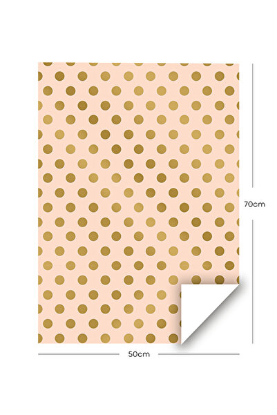 Share the Love Wrapping Paper Polka dot - Peach