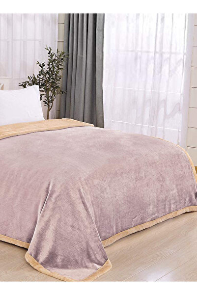 Generic Velvet Fur Blanket 200X220 CM Reversible Throw Bed Blanket for Relaxing and Sleeping