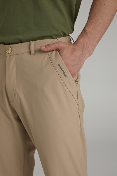 Brand Up Regular Fit Woven Trousers