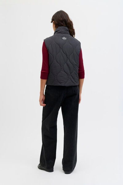 Jack & Jones Women's Stand Collar Quilted Vest - Serena