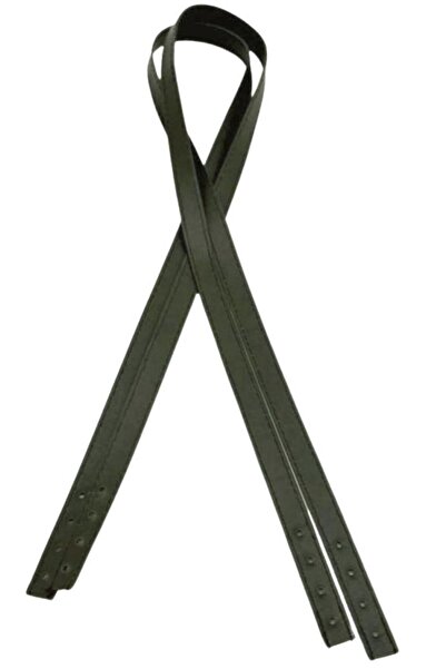 angel çanta aksesuar Angel Bag Accessory Slim Model 70X1.2 cm Artificial Leather Khaki Green Color Double Bag Handle