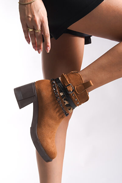 Riccon Γυναικείες μπότες Niralynth 0012560 Tan Suede