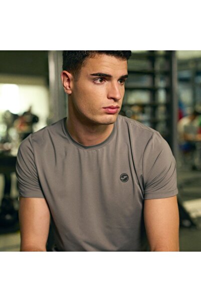 Joma Indoor Gym Short Sleeve T-shirt Gri