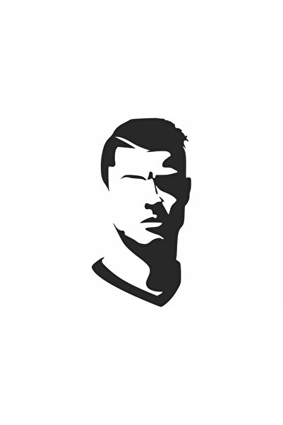 OEM Decor perete Personalizabil Ronaldo HHH288 din lemn - 31 L x 58 H (cm)