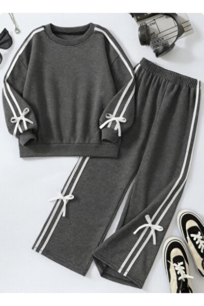Keywest Girl's Bow Detailed Tracksuit Set