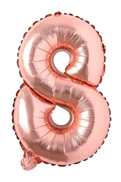 PartiCompany Number Foil Balloon from 0 to 9 - 16 Inches (Pink, Blue, Gold, Silver, Bronze)