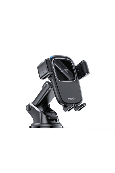 Yesido C187 15W Wireless Charger with Self-Aligning Coils for Car Phone Mount