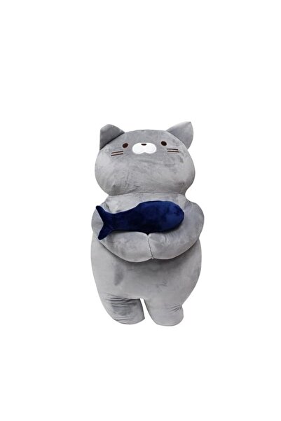 Generic وسادة دايسو Eng Hug - قطة - وضعية رمادية