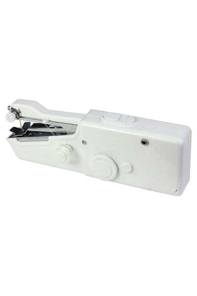 Generic Powered Handheld Sewing Machine White/Silver