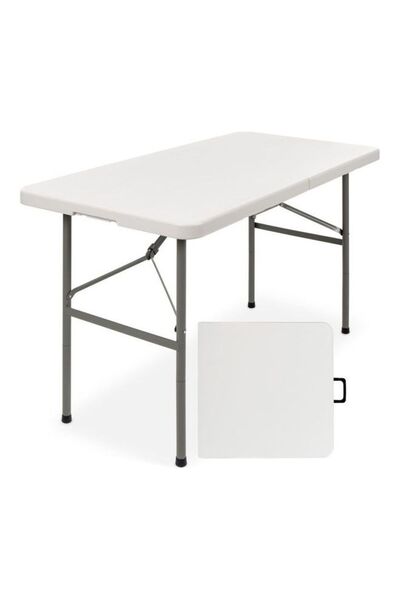 Generic Home Time Folding Table White 122x61x74cm
