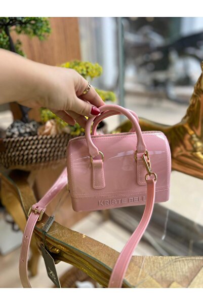 KRISTE BELL Women's Bag with Hand and Shoulder Strap Jole Acrylic 26402 Bright Pink