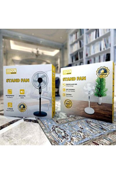 Denx مروحة قاعدة مع وظيفة التذبذب متعددة الألوان