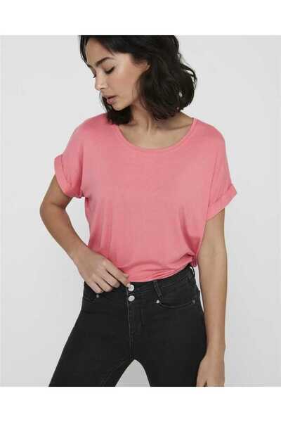 RİGALA Dried Rose Bicycle Necklace Basic T-Shirt