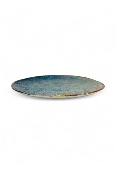 La Mediterranea Navy blue patterned plate, 26 cm