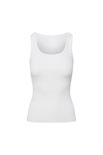 ESOTIQ Women's Camsiole Top Sleeveless Undershirt Ribbed Tank Top Cotton & Viscose | Jody