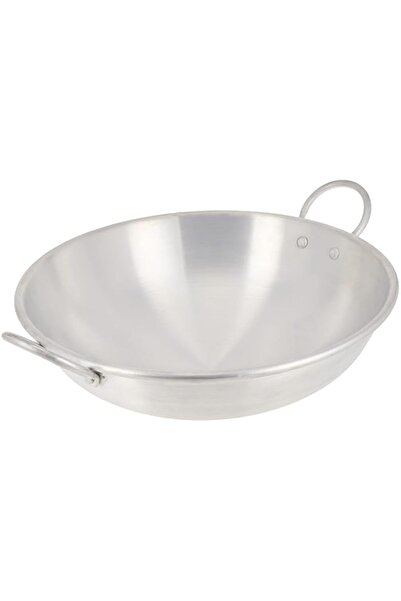 Generic Raj Aluminium Kadai Cooking Pot, 38 Cm, RKWK14, Indian Kadai , Stir F...