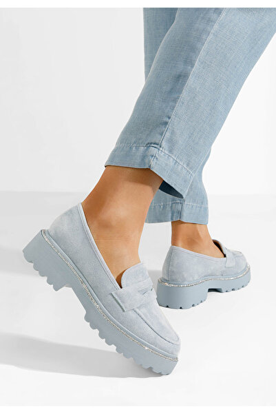 B T Shoes Loafers γυναικεια Tirra V2 μπλε