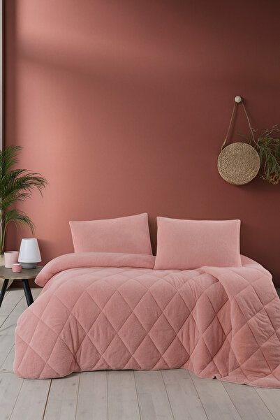 cs ilkim Vie En Cotton Double Luxury Pink Welsoft Quilt Double-Sided 195X215
