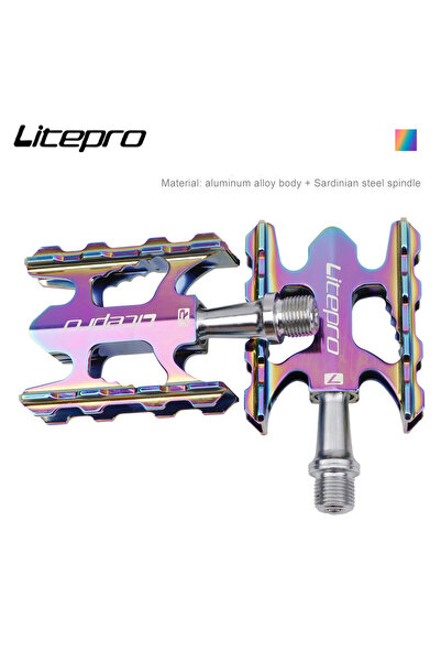 Choice دواسة دراجة Rainbow Litepro خفيفة الوزن للغاية قابلة للطي مصنوعة من سب...