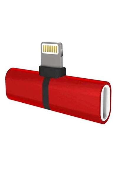 Other Generic Adapter And Splitter For iPhone X/7/8/7 Plus/8 Plus Red