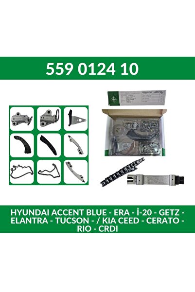 İna Zincir Seti Era / Blue 2011-2020 / Getz 2006-2011 / Cerato 2004-2009 / Rio 2006-2011 / İ-20 2009-202