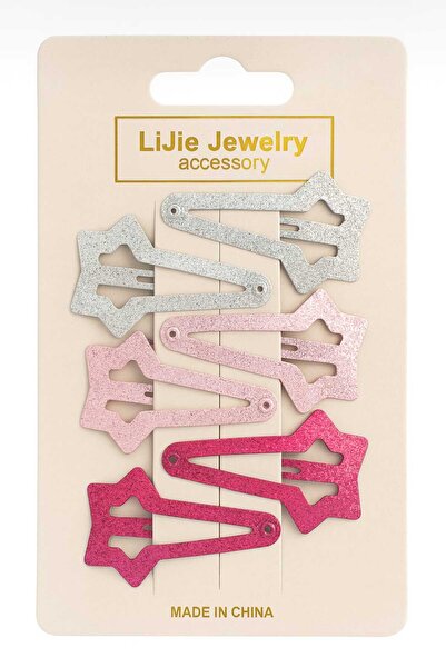 Eva Rose 6-Piece Snap Buckle Girls' Buckle Children's Buckle School Buckle Holiday Buckle Star Buckle Baby Buckle