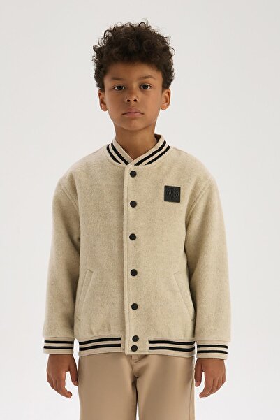 Nebbati Boy's Beige Jacket