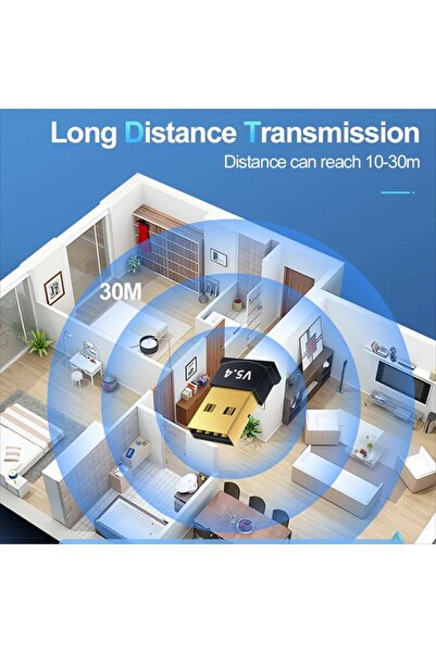 Anunnaki USB Bluetooth Dongle Pc Laptop Kablosuz Bluetooth 5.4 Adaptör V5.4 Bluetooth Aparatı