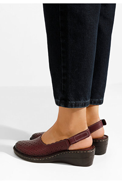 B T Shoes Georgia burgundy women's casual shoes