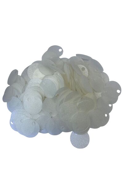 Bi hızlı Полупрозрачен стикер за декорация на чанти 20 мм (20 грама) бял